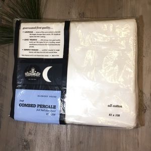 Harmony House Percale Flat Sheet